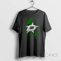 Officials Dallas Stars 4 Life Graffiti Double Sided Graphic T-Shirts, Hoodie, Sweatshirt | RetroVerseTees.com