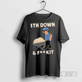 Officials Dan Campbell 4th Down And Fk It Long Sleve T Shirt