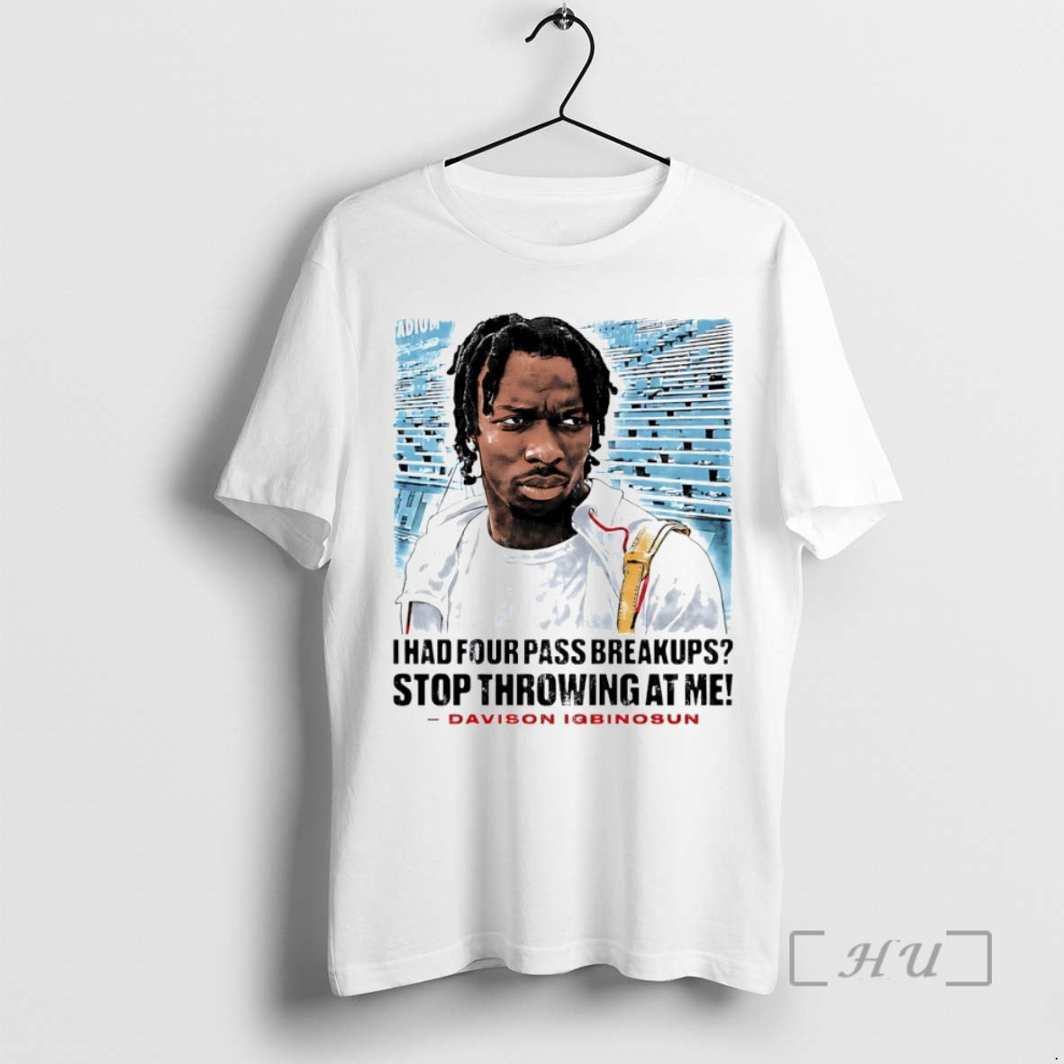 Officials Davison Igbinosun College I Had Four Pass Breakups Stop Throwing At Me Circle Premium T-Shirts, Hoodie, Sweatshirt
