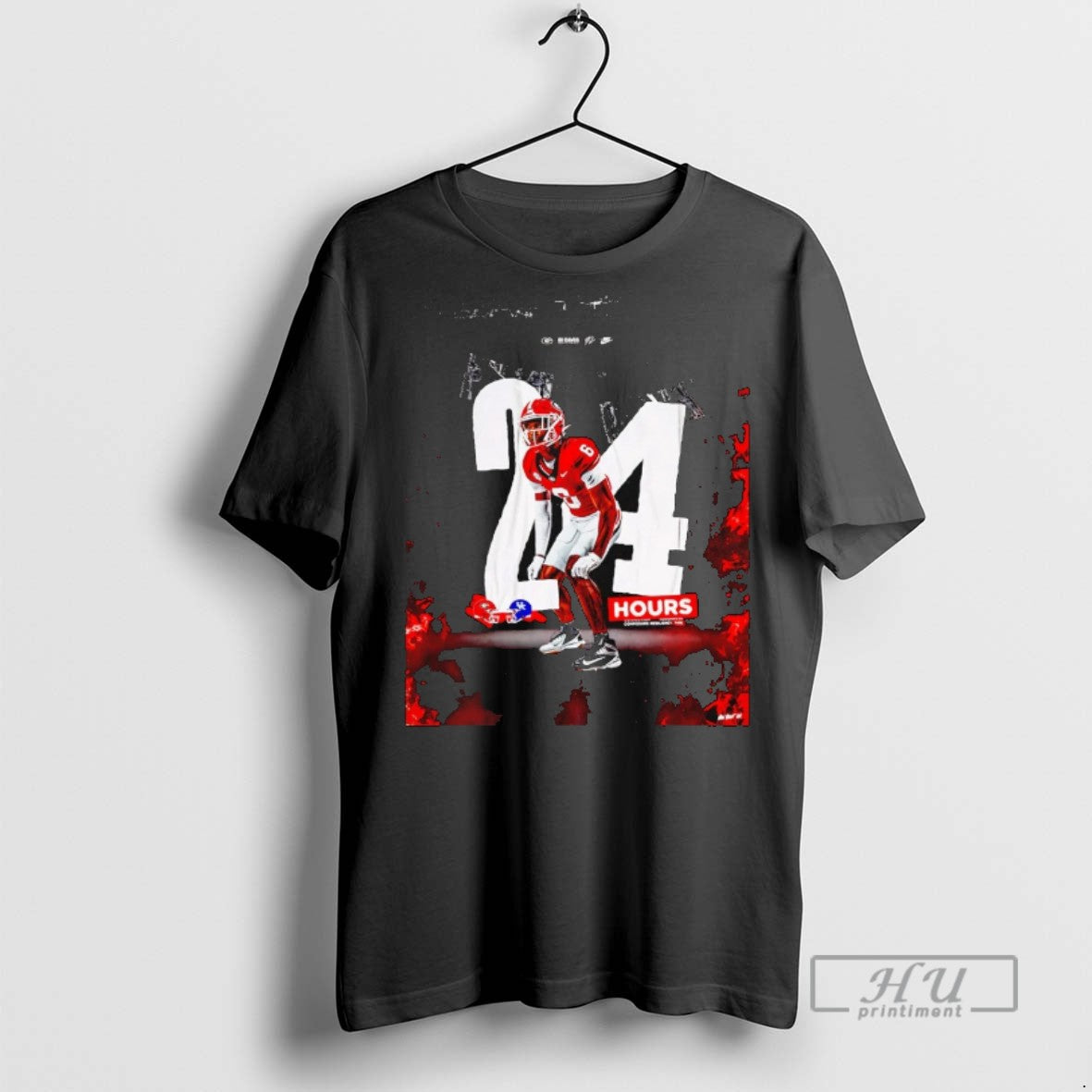 Officials Daylen Everette Georgia Bulldogs 24 Hours Graphic T Shirts
