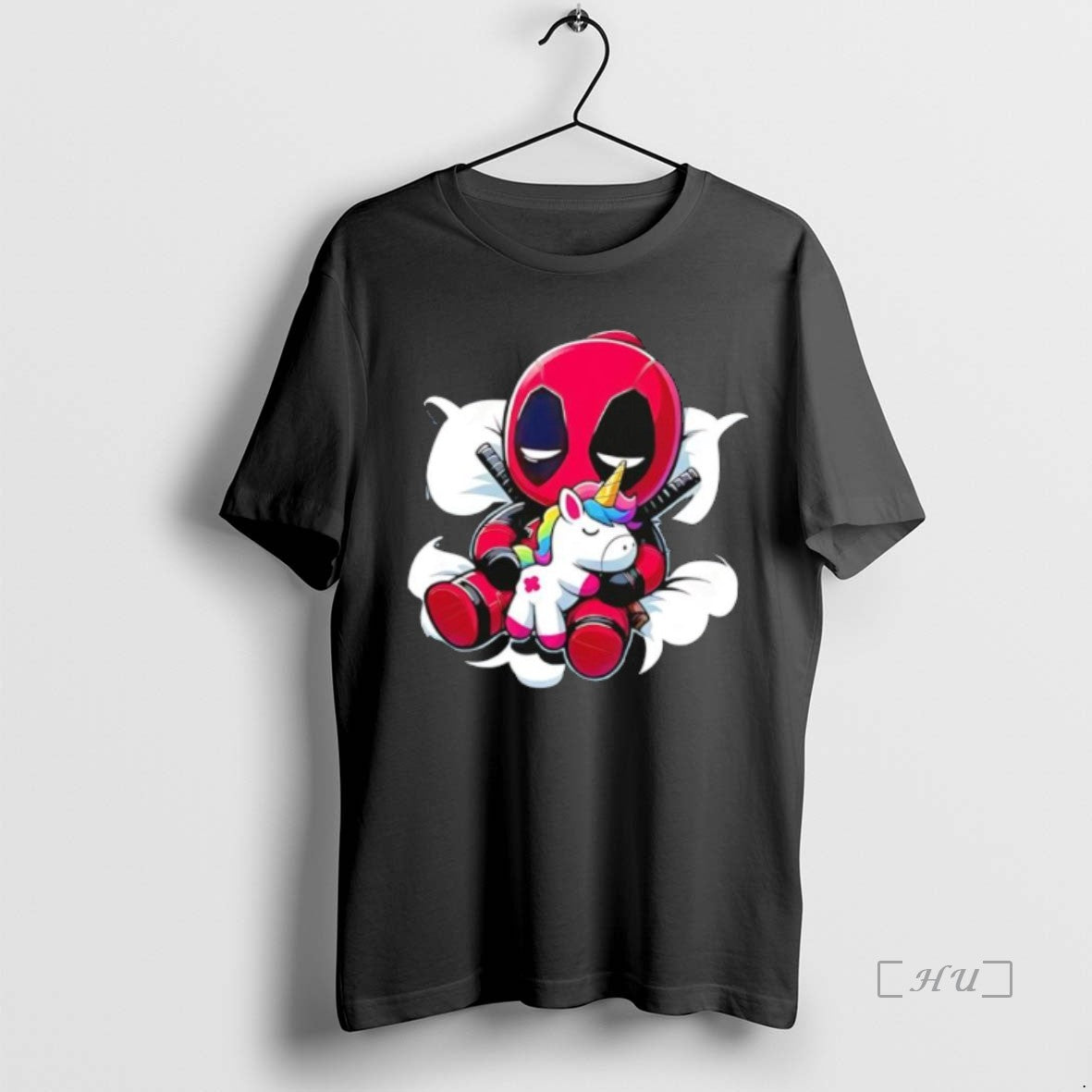 Officials Deadpool Hug The Unicorn Cartoon T-Shirts, Hoodie, Sweatshirt | RetroVerseTees.com