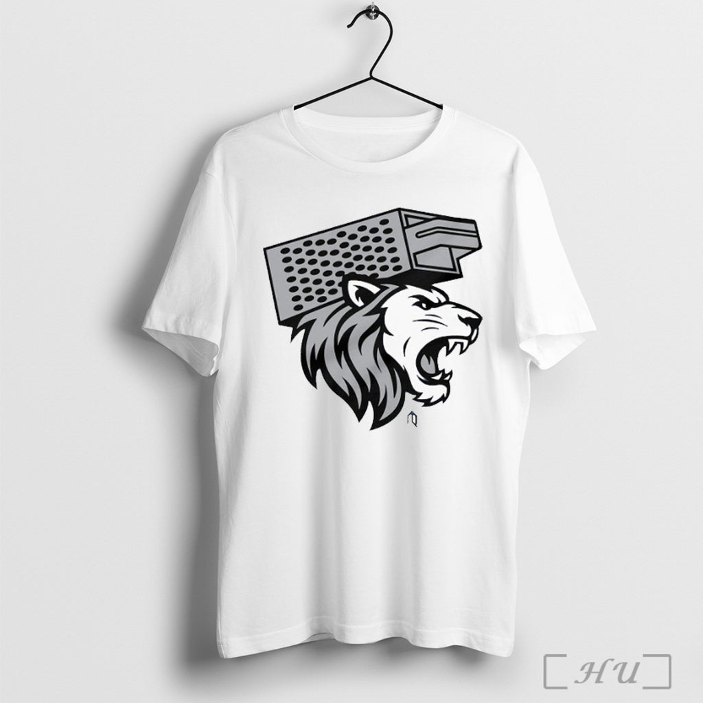 Officials Detroit Lions Lion Cheese Grater T Shirt