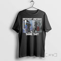Officials Different Uniforms Same Shit Anti Fascism Ice Detain Child Graphic Premium T Shirts Sweater Hoodie, Sweatshirt