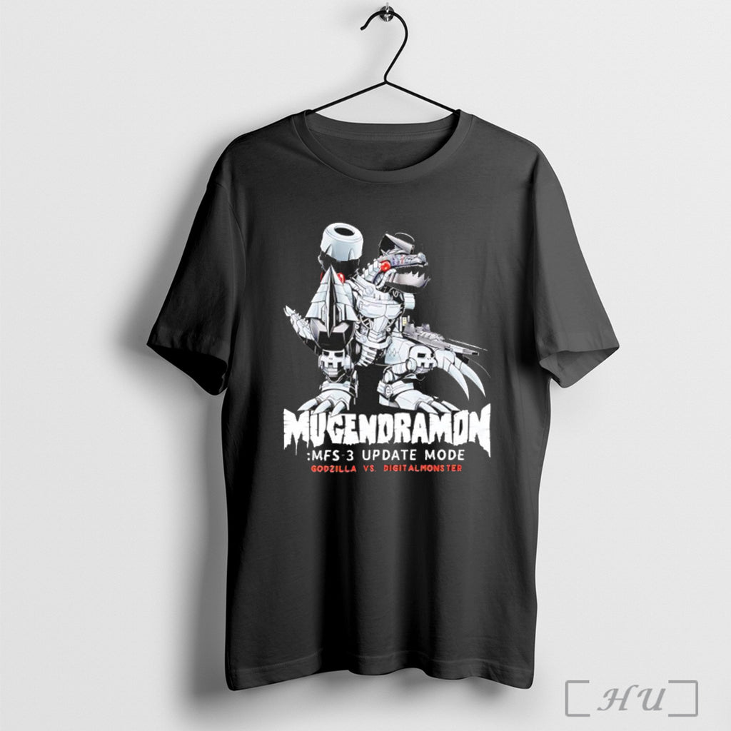 Officials Digimon Vs Godzilla Mugendramon T Shirt