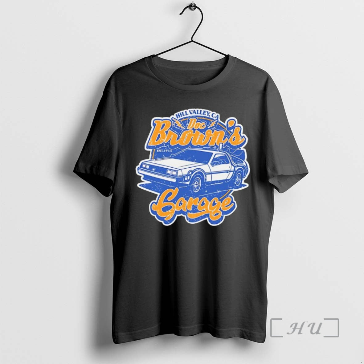 Officials Doc Browns Garage Back To The Future Films Hill Valley Ca Premium T Shirts Hoodie, Sweatshirt | RetroVerseTees.com