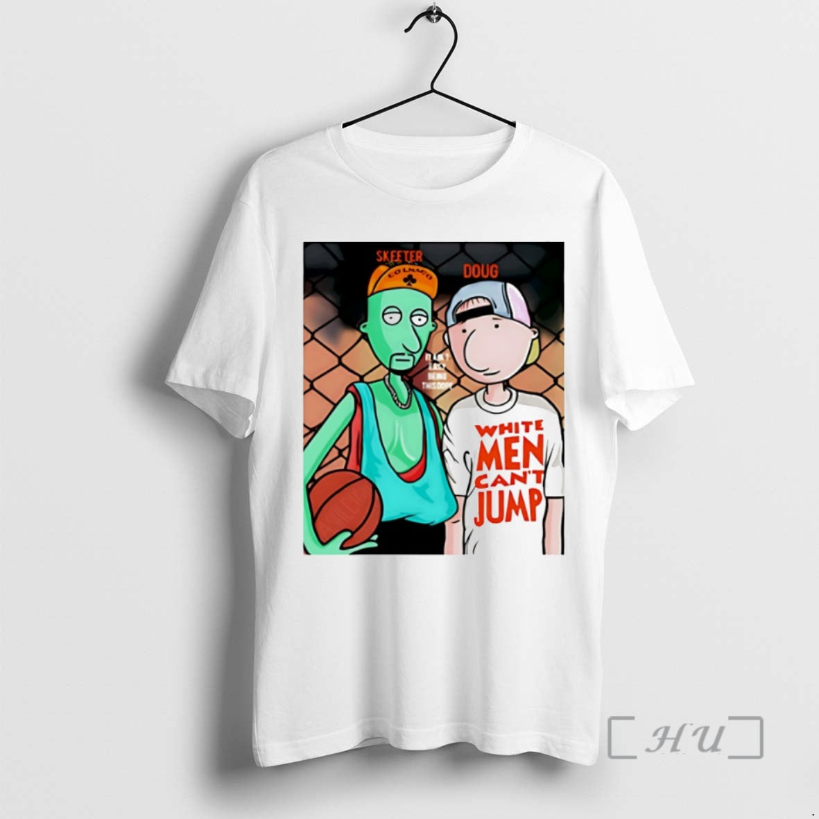 Officials Doug White Man Cant Jump Parody Circle T-Shirts, Hoodie, Sweatshirt | RetroVerseTees.com
