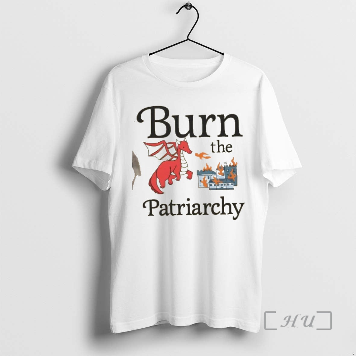 Officials Dragon Burn The Patriarchy Cartoon T-Shirts, Hoodie, Sweatshirt | RetroVerseTees.com