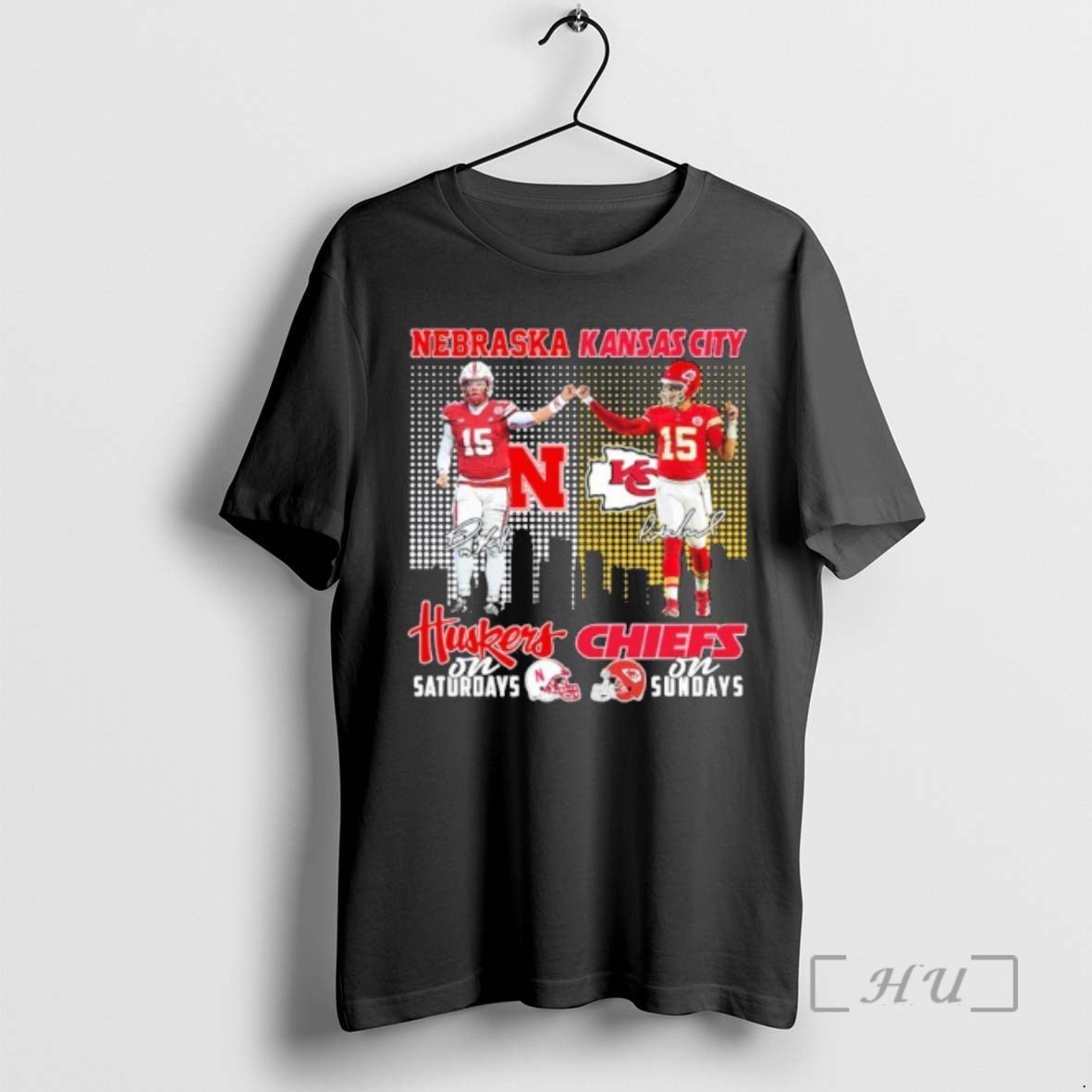 Officials Dylan Raiola Nebraska On Saturdays And Mahomes Chiefs On Sundays Premium T Shirts Sweater Hoodie, Sweatshirt