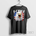 Officials Eagle American Flag F Caw F T Shirts