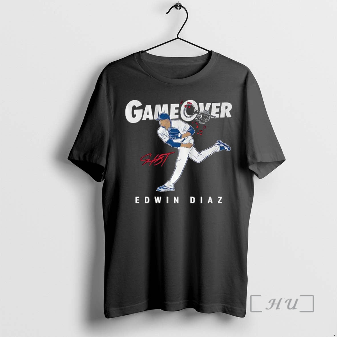 Officials Edwin Diaz Los Angeles Dodgers Baseball Game Over Signature T-Shirts, Hoodie, Sweatshirt | RetroVerseTees.com