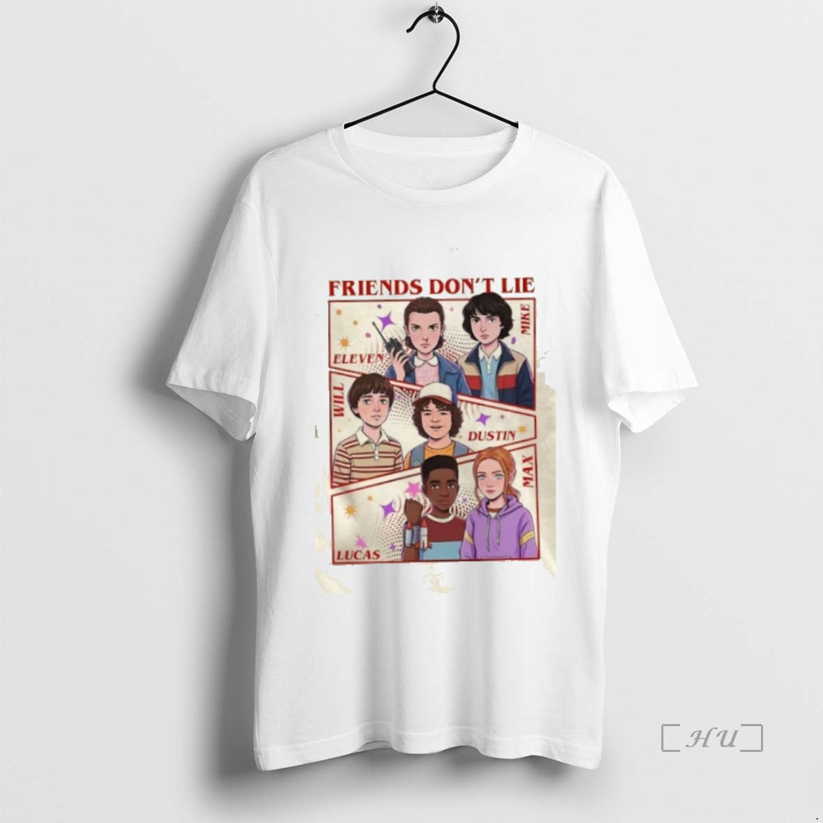 Officials Eleven Mike Will Dustin Lucas Max Friends Dont Lie T-Shirts, Hoodie, Sweatshirt | RetroVerseTees.com