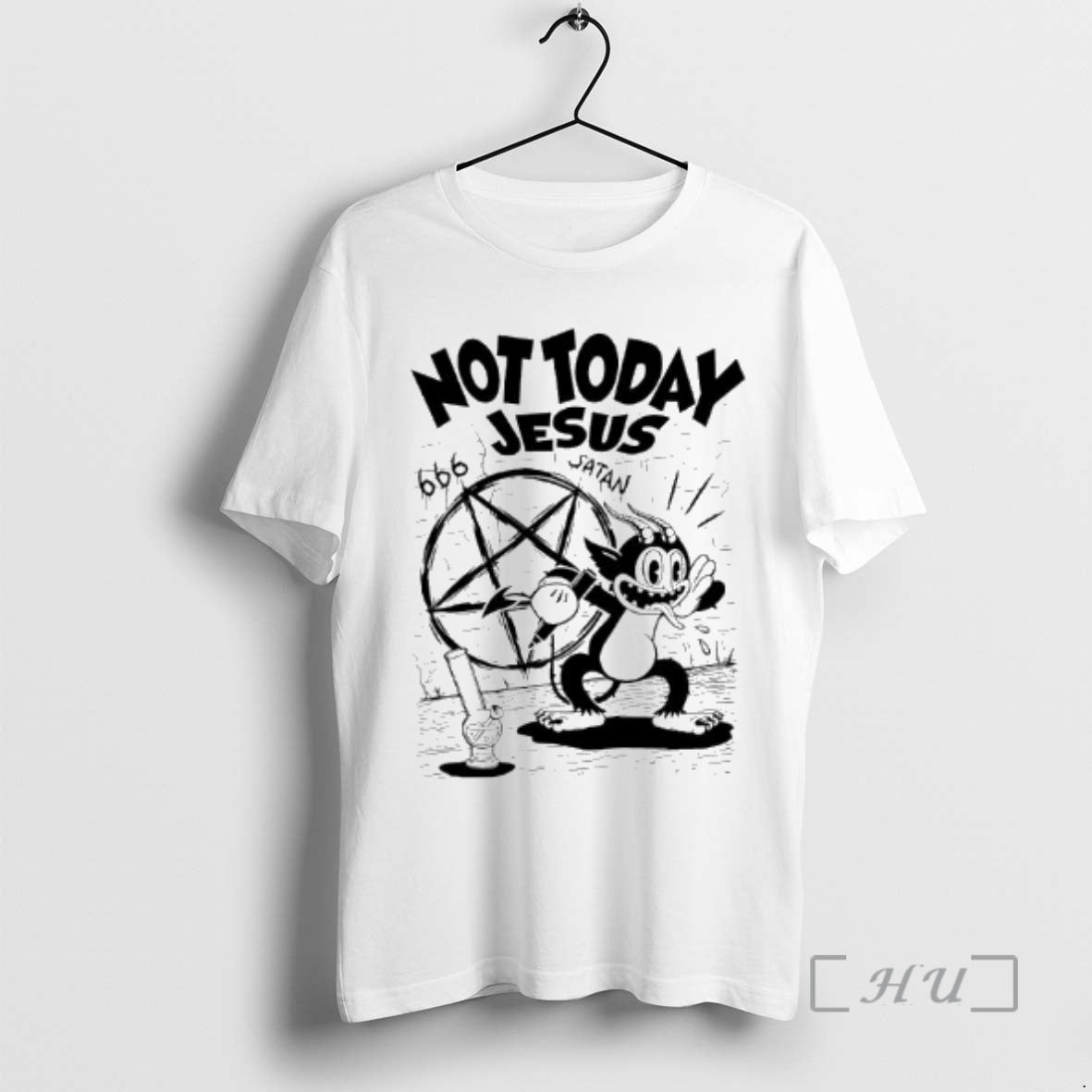 Officials Evil Devil Not Today Jesus T-Shirts, Hoodie, Sweatshirt | RetroVerseTees.com