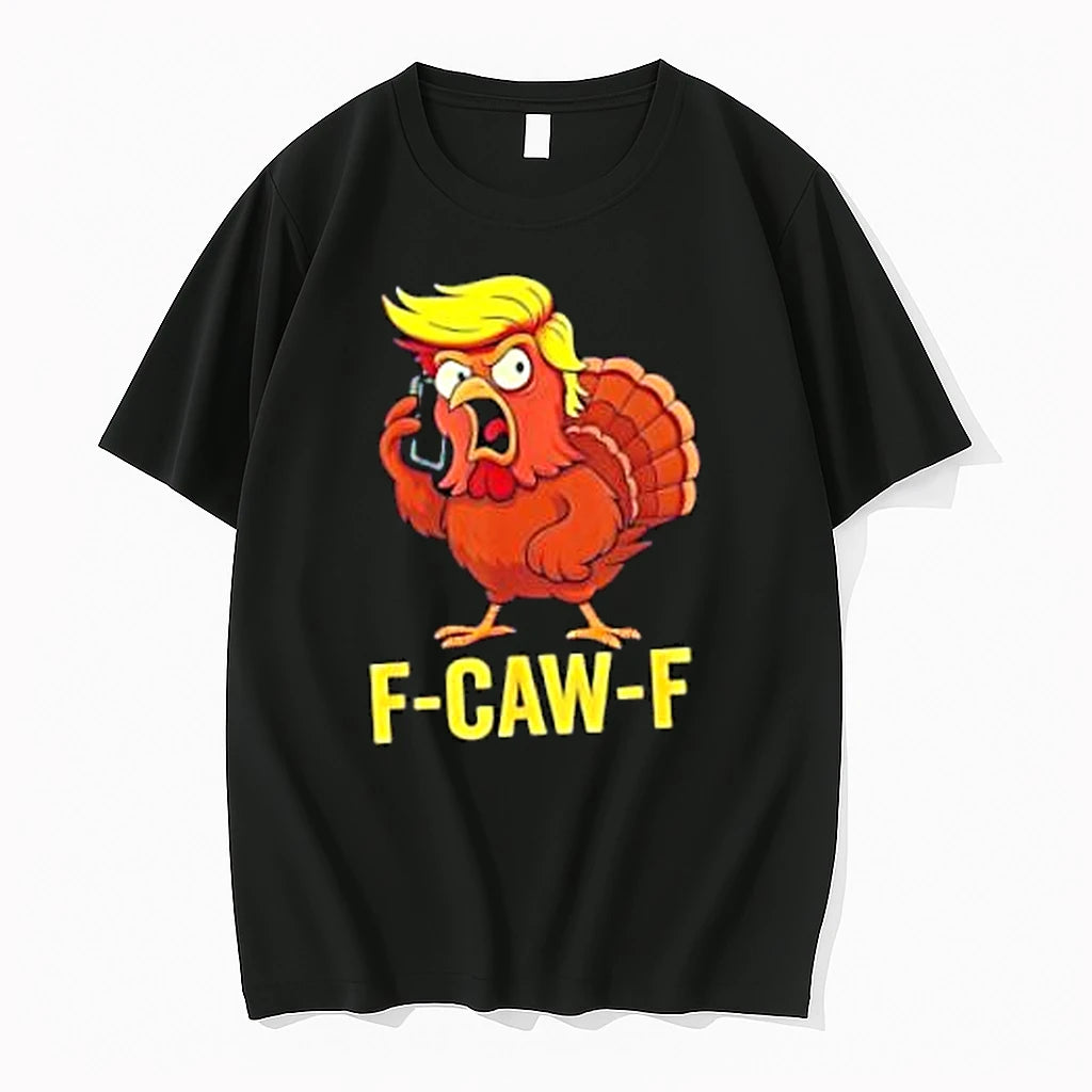 Officials F Caw F Funny Trump Turkey Thanksgiving Merch T Shirt Sweater