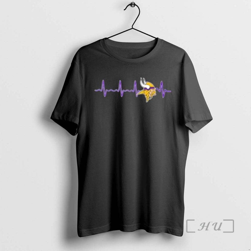 Officials Fans Heartbeat Love Minnesota Vikings Football