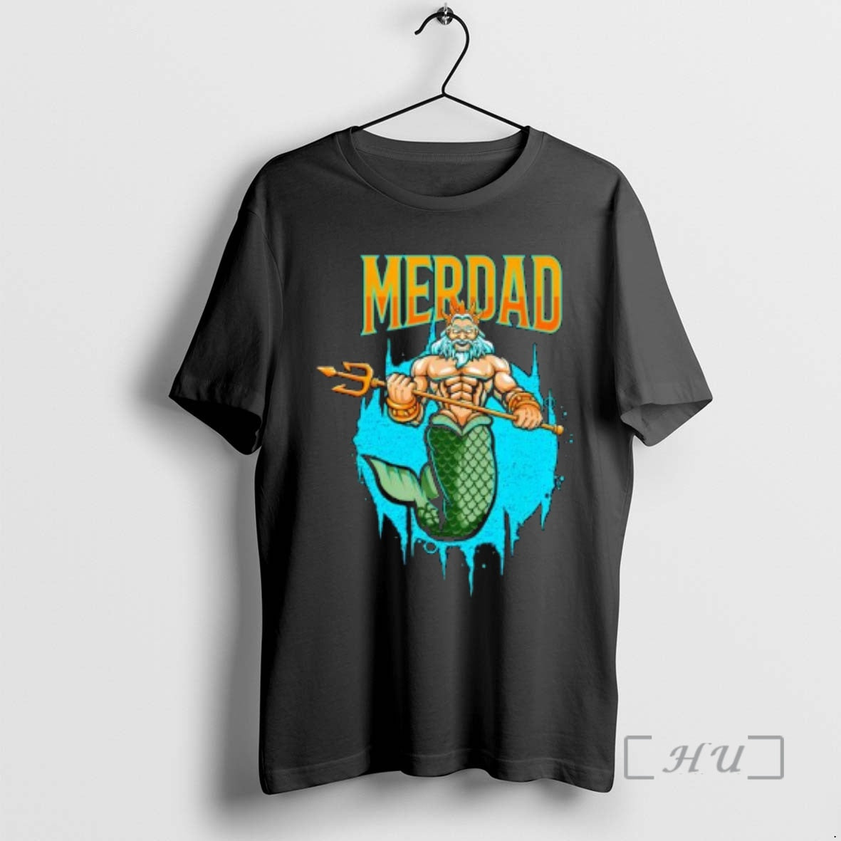 Officials Fathers Day Grandfather Mermaid Merdad T-Shirts, Hoodie, Sweatshirt | RetroVerseTees.com