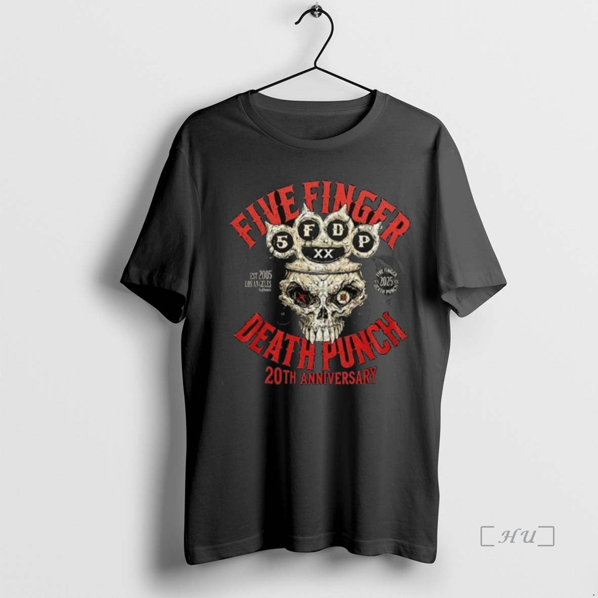 Officials Five Finger Death Punch Celebrate 20th Anniversary 2005 2025 Two Sided Mockup Two Side T-Shirts, Hoodie, Sweatshirt