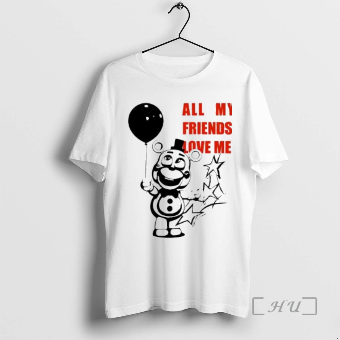 Officials Five Nights At Freddys All My Friends Love Me T-Shirts, Hoodie, Sweatshirt | RetroVerseTees.com