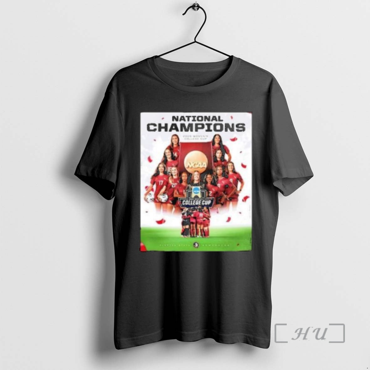 Officials Florida State Seminoles 2025 Womens College Cup National Champions Circle Black Premium T Shirts Hoodie, Sweatshirt