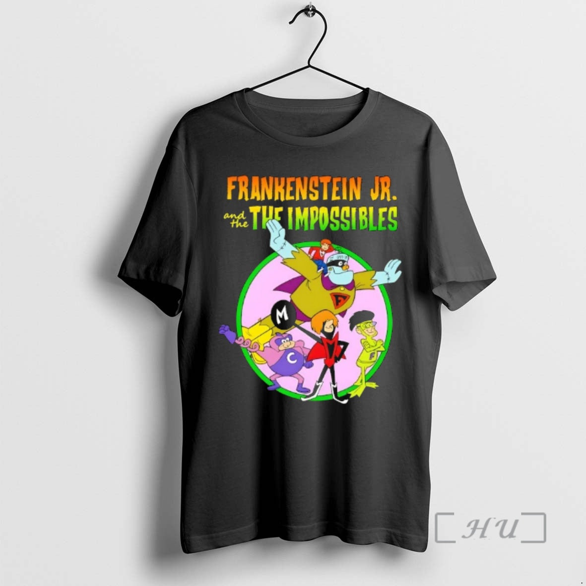 Officials Frankenstein Jr And The Impossibles Cartoon Retro T-Shirts, Hoodie, Sweatshirt | RetroVerseTees.com