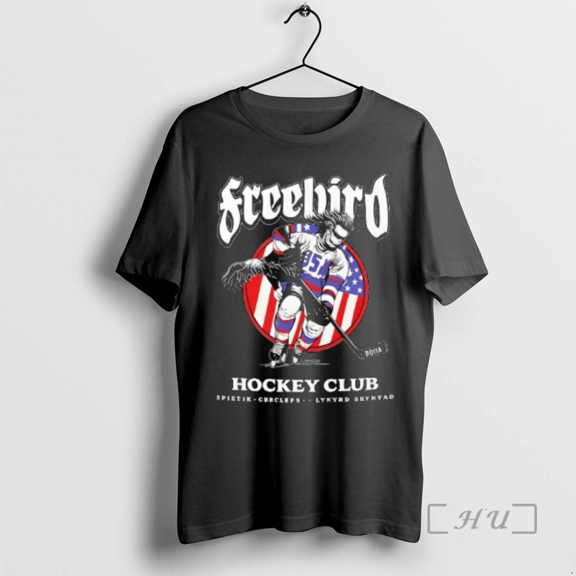 Officials Freebird Hockey Club Lynyrd Skynyrd T-Shirts, Hoodie, Sweatshirt | RetroVerseTees.com