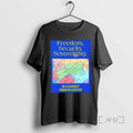 Officials Freedom Security Sovereignty Ukraine Map T-Shirts, Hoodie, Sweatshirt | RetroVerseTees.com