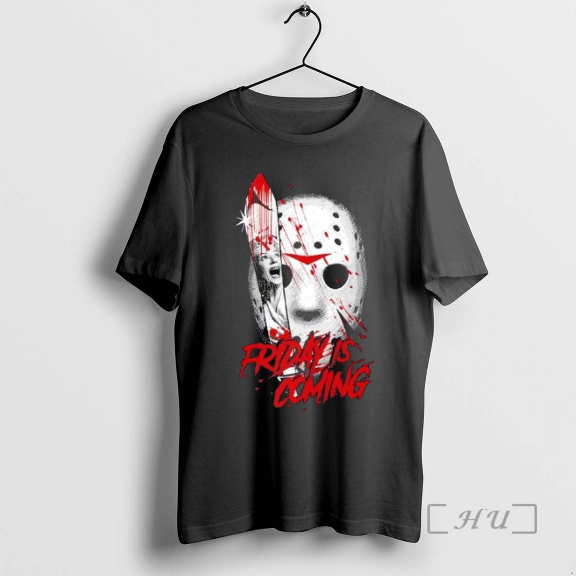 Officials Friday Is Coming Horror Movie Graphic T-Shirts, Hoodie, Sweatshirt | RetroVerseTees.com