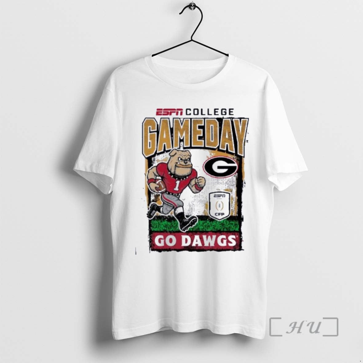 Officials Georgia Bulldogs Cfp Gameday 1st Round Mascot Go Dawgs T-Shirts, Hoodie, Sweatshirt | RetroVerseTees.com