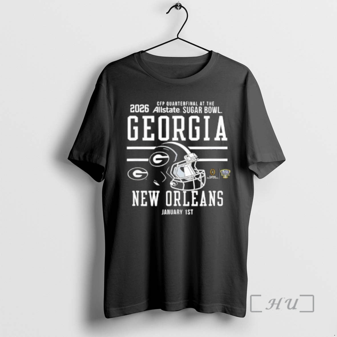 Officials Georgia Bulldogs Sugar Bowl Cfp Quarterfinal 2025 2026 Red T-Shirts, Hoodie, Sweatshirt | RetroVerseTees.com