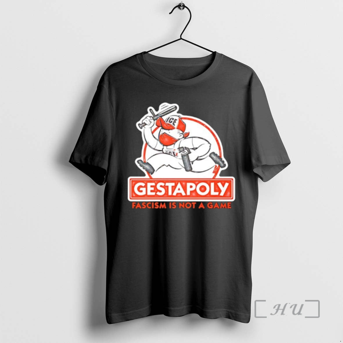 Officials Gestapo Ice Fascism Is Not A Game T-Shirts, Hoodie, Sweatshirt | RetroVerseTees.com