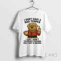Officials Golden Retriever I Dont Have A Bad Temper I Just Dont Christmas Premium