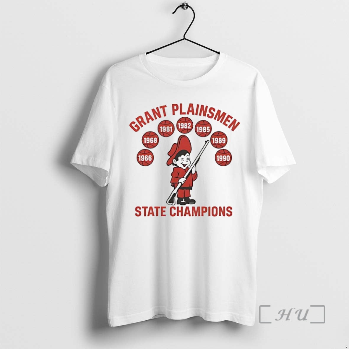 Officials Grant Plainsmen Basketball 7x Basketball State Champions Mascot T-Shirts, Hoodie, Sweatshirt | RetroVerseTees.com