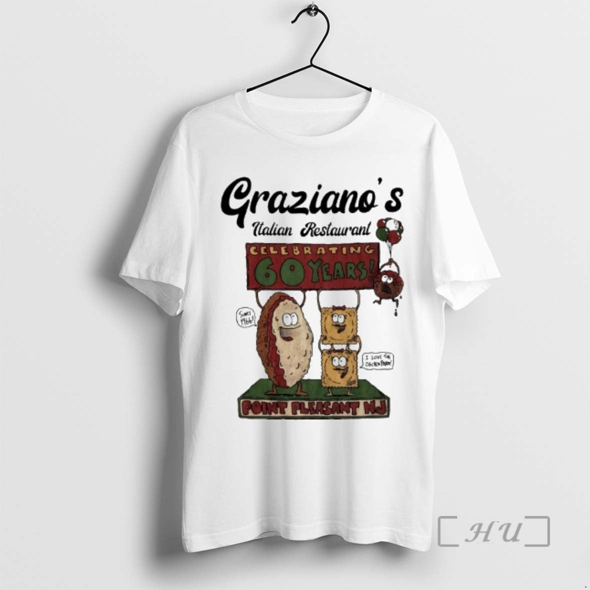 Officials Grazianos Italian Restaurant Celebrating 60 Years Point Pleasant Nj T-Shirts, Hoodie, Sweatshirt