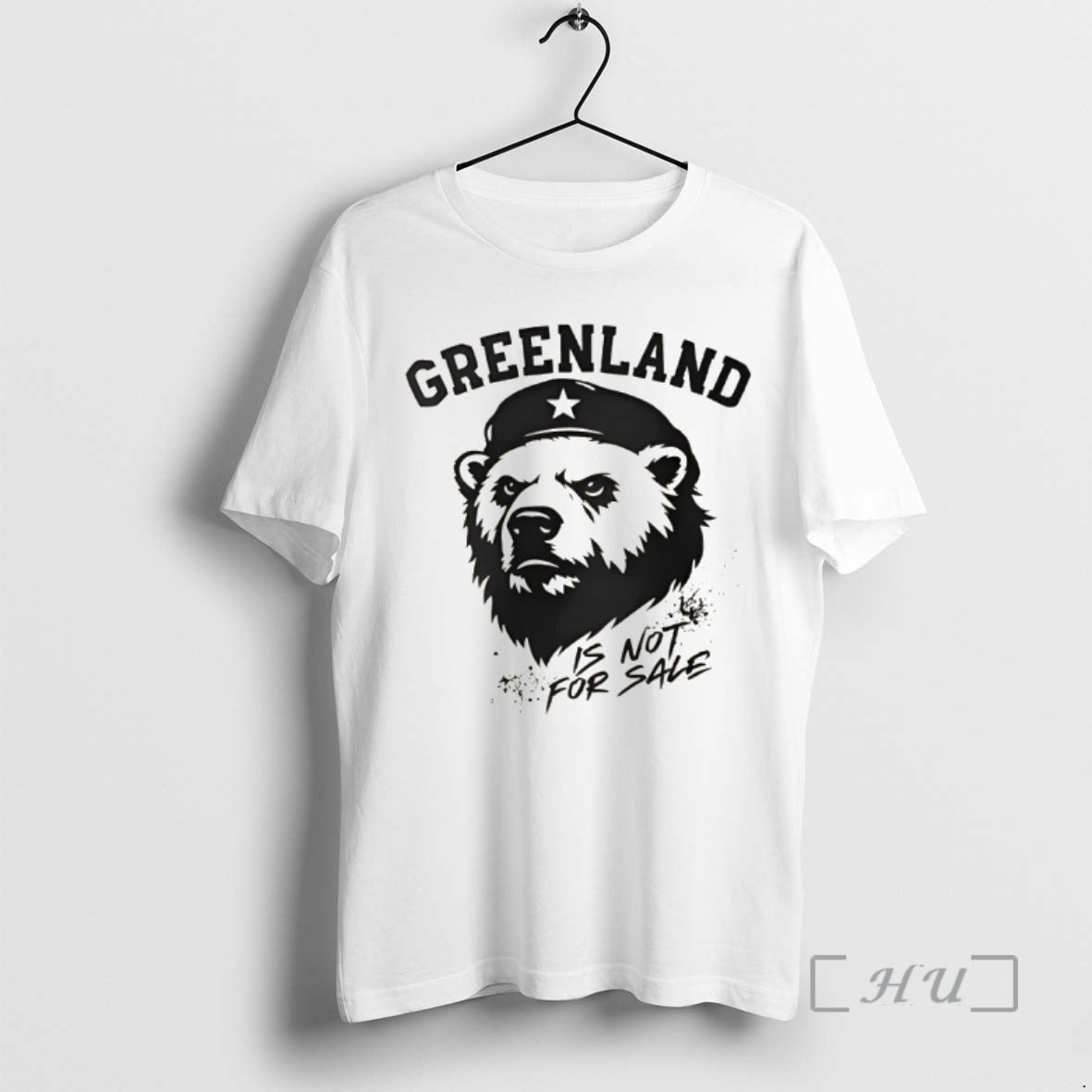 Officials Greenland Is Not For Sale White Bear Political T-Shirts, Hoodie, Sweatshirt | RetroVerseTees.com