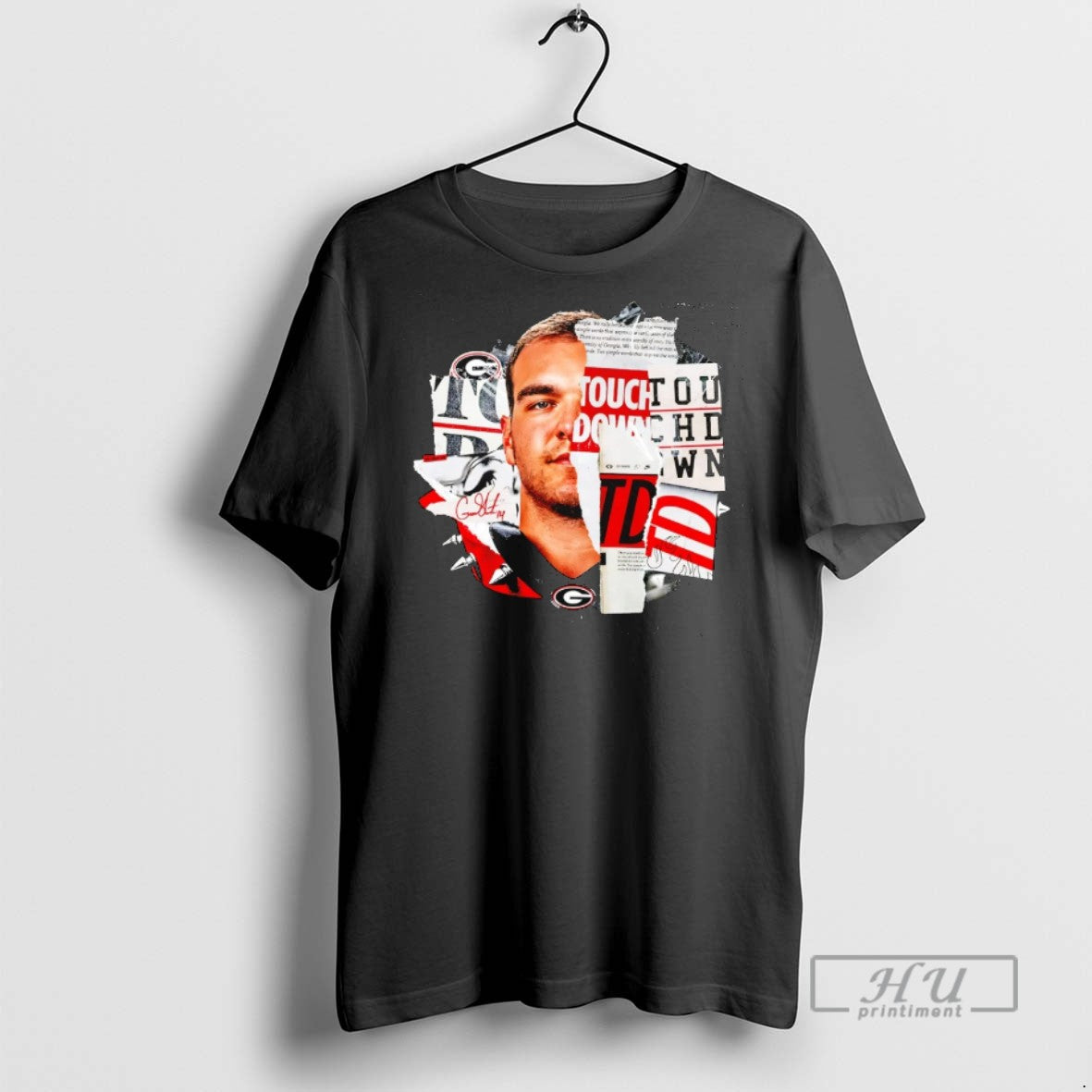 Officials Gunner Stockton Georgia Bulldogs The Dawgs Strike First Touch Down Graphic T Shirts