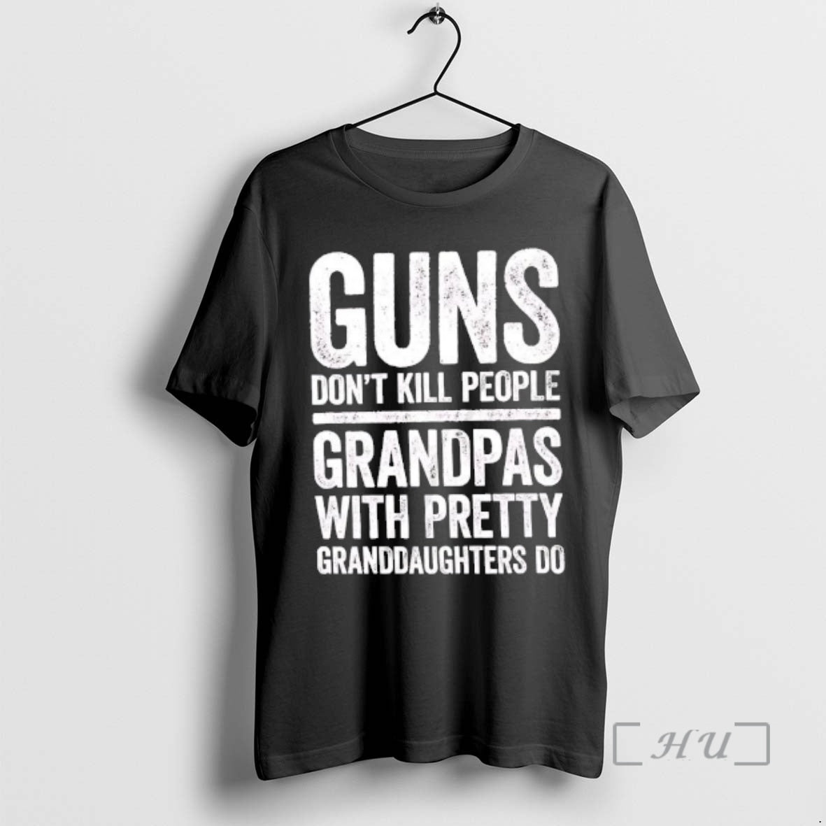 Officials Guns Dont Kill People Grandpas With Pretty Granddaughter Do Tee Premium T Shirts Sweater Hoodie, Sweatshirt