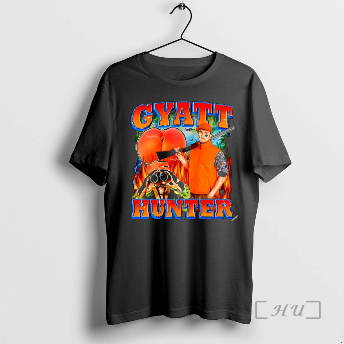 Officials Gyatt Hunter Peach Graphic Christmas T-Shirts, Hoodie, Sweatshirt | RetroVerseTees.com