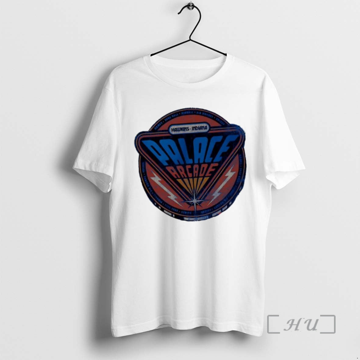 Officials Hawkins Indiana Palace Arcade Graphic T-Shirts, Hoodie, Sweatshirt | RetroVerseTees.com