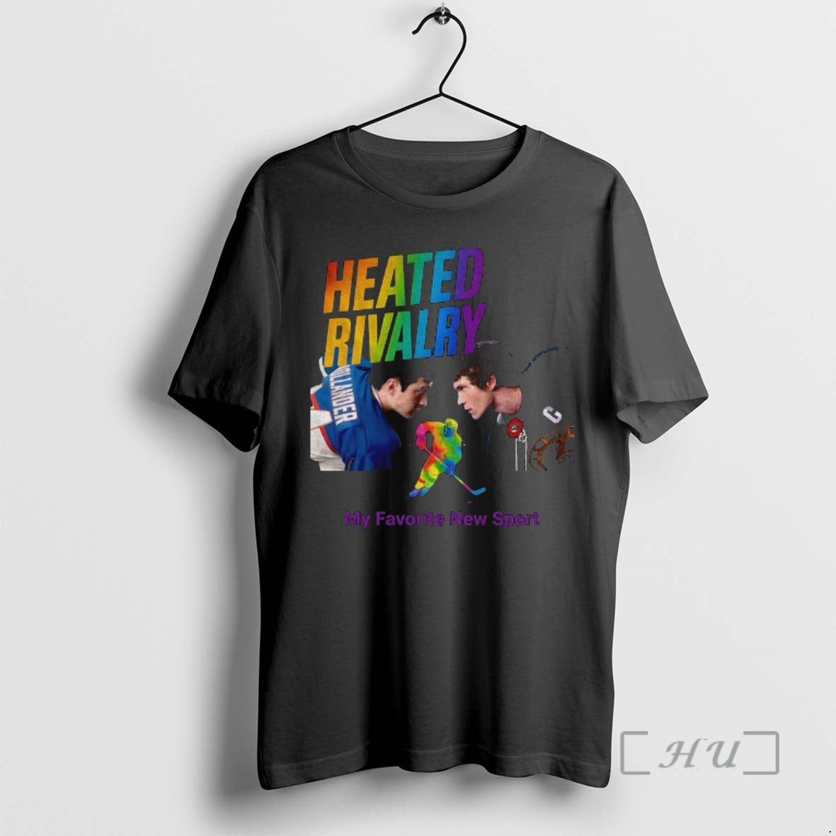 Officials Heated Rivalry Gay Hockey Pride Lgbtq Rainbow Hockey Graphic T-Shirts, Hoodie, Sweatshirt | RetroVerseTees.com