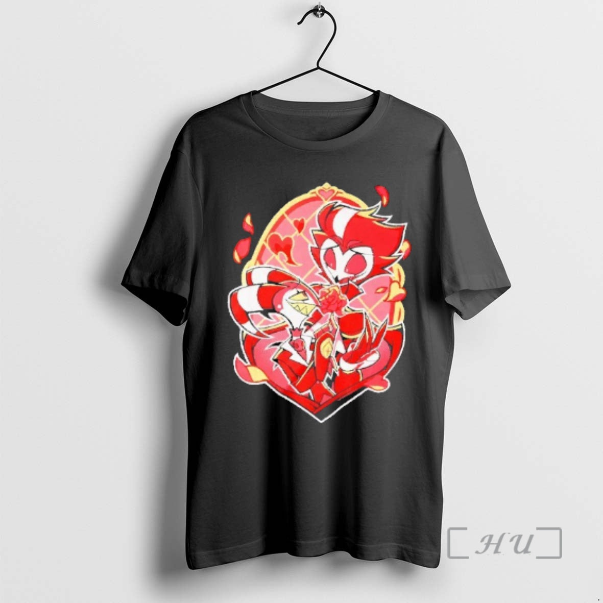 Officials Helluva Boss Stolas And Blitz Hearts T-Shirts, Hoodie, Sweatshirt | RetroVerseTees.com
