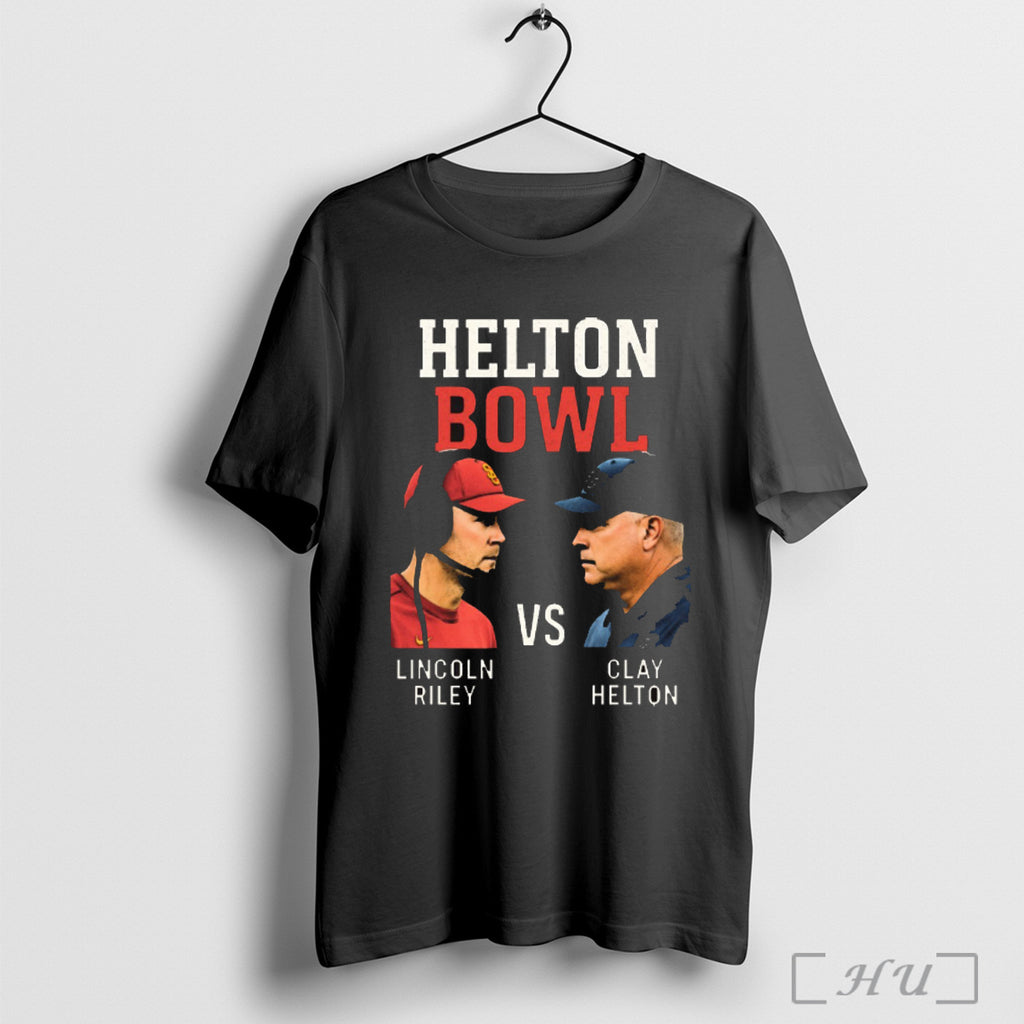 Officials Helton Bowl Lincoln Riley Vs Clay Helton Usc Trojans Football Ncaa T Shirt