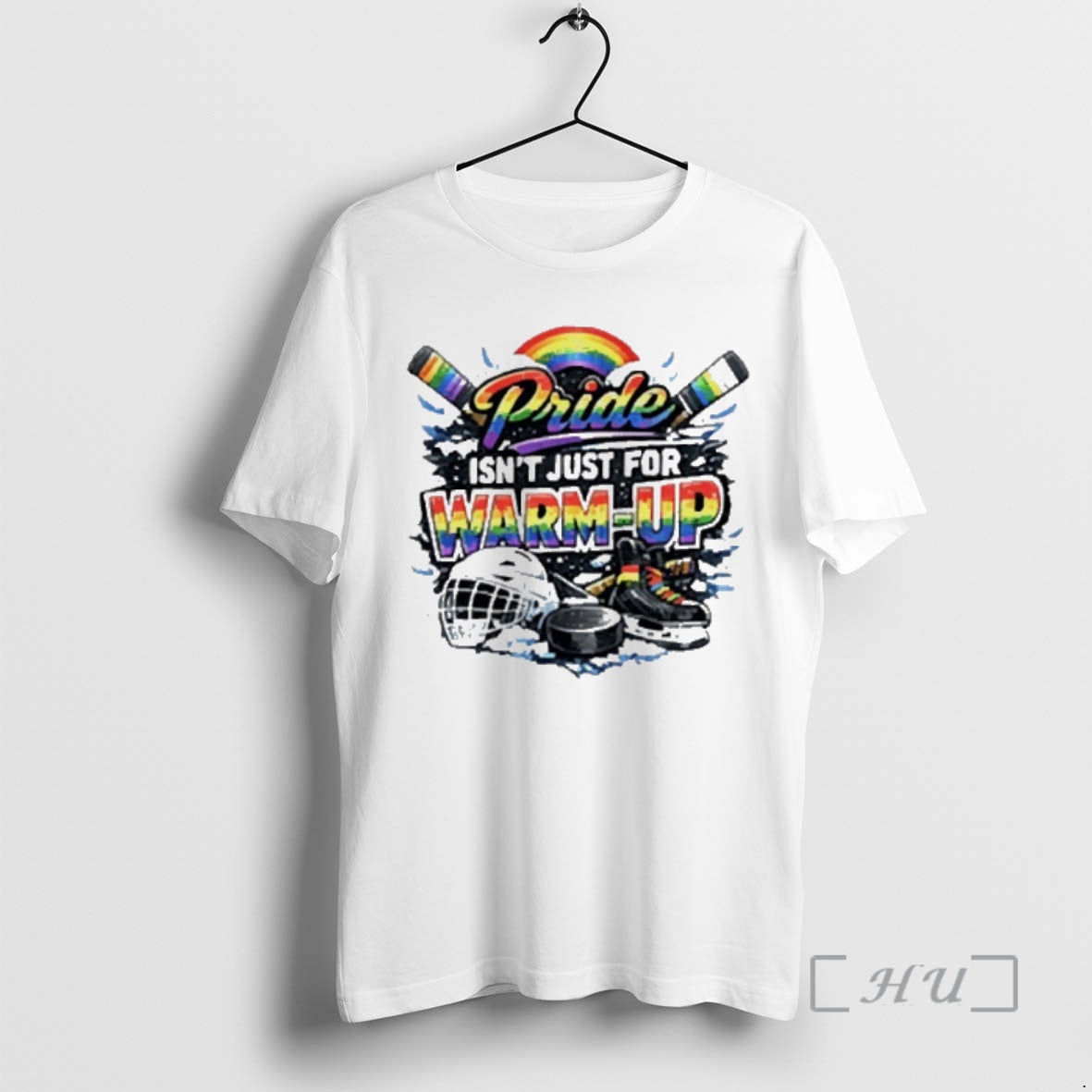 Officials Hockey Pride Isnt Just For Warm Up T-Shirts, Hoodie, Sweatshirt | RetroVerseTees.com