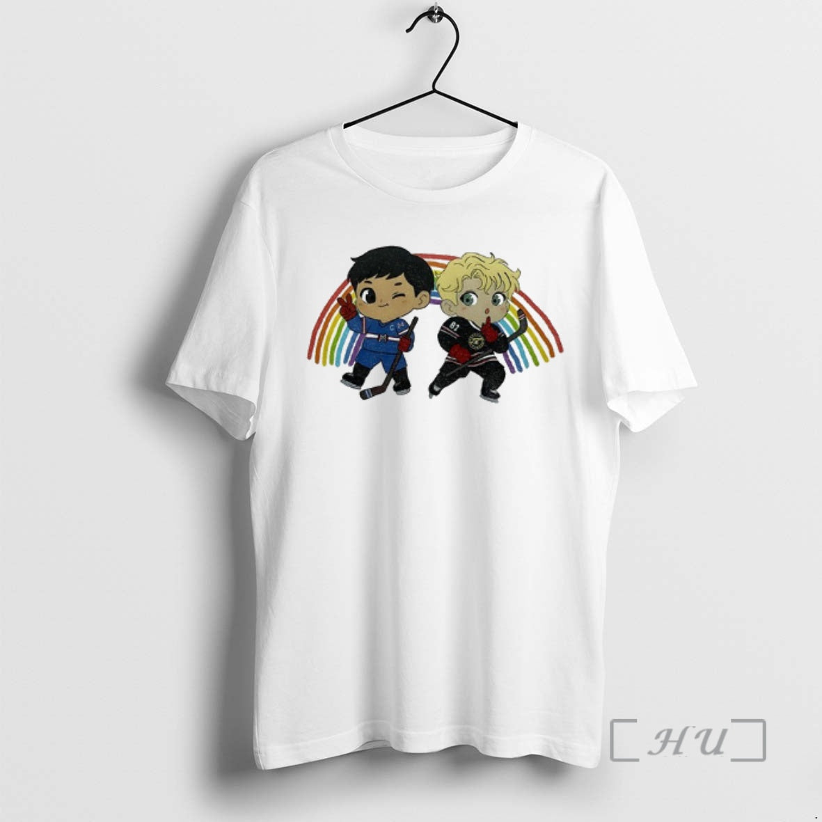 Officials Hollanov Pride Heated Rivalry Chibi T-Shirts, Hoodie, Sweatshirt | RetroVerseTees.com