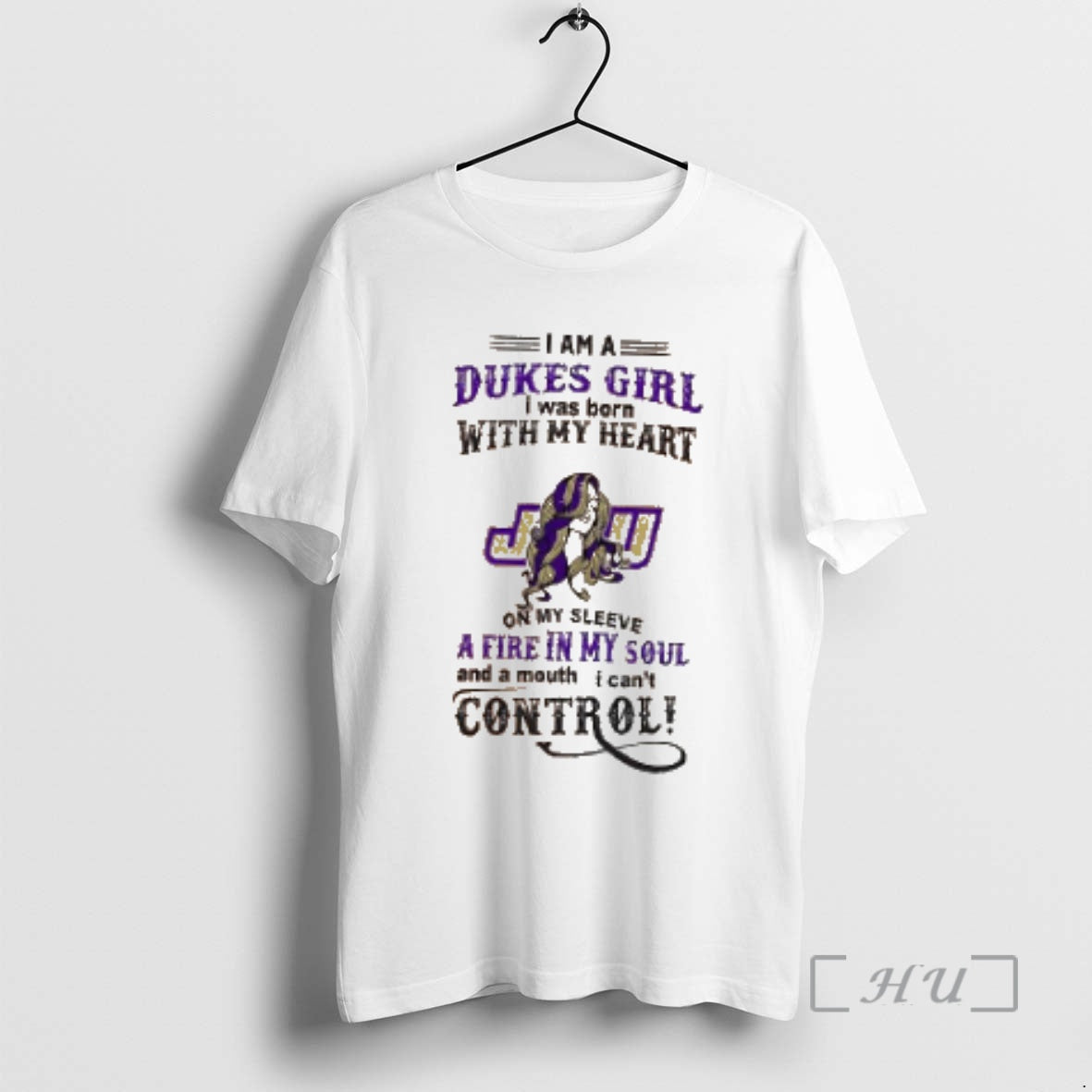 Officials I Am A James Madison Dukes Girl I Was Born With My Heart Two T-Shirts, Hoodie, Sweatshirt | RetroVerseTees.com