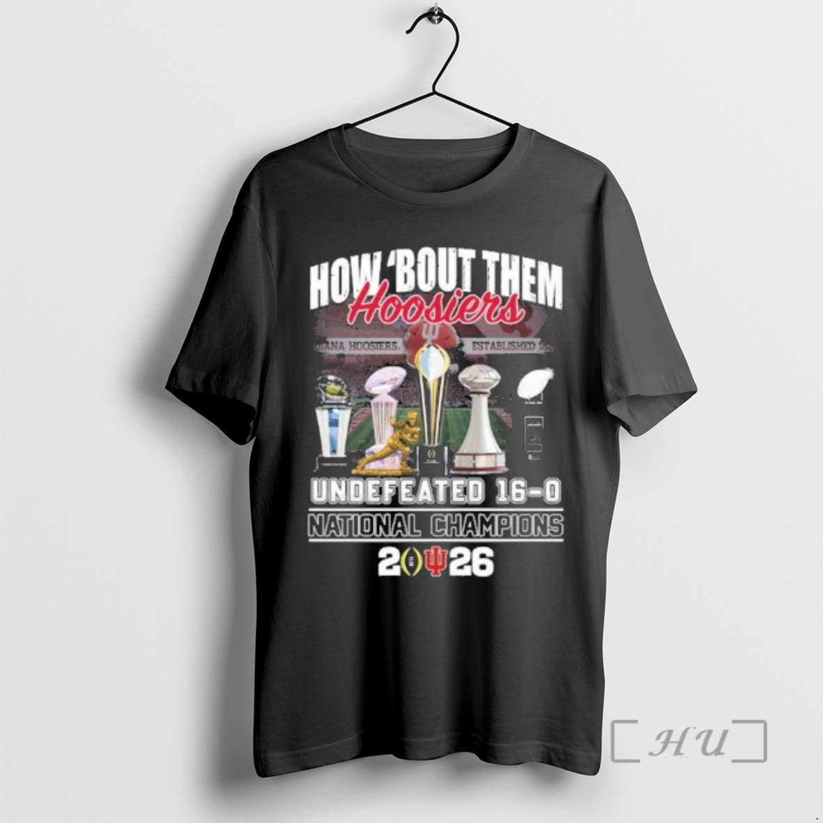 Officials Iu Football How Bout Them Hoosiers National Champions T-Shirts, Hoodie, Sweatshirt | RetroVerseTees.com