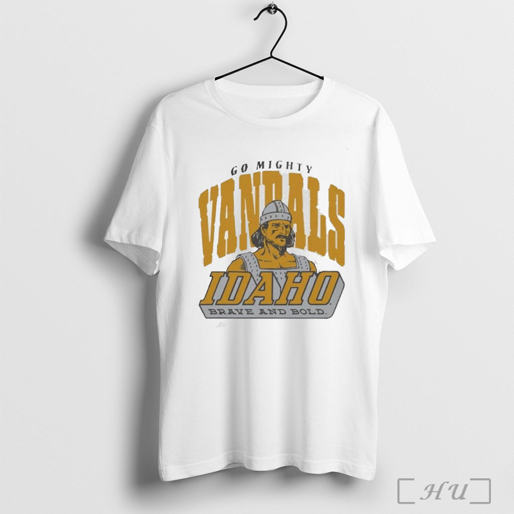 Officials Idaho Mighty Vandals Brave And Bold Go Mighty Logo T Shirt