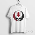 Officials Indiana X Grateful Dead Steal Your Face Circle White T-Shirts, Hoodie, Sweatshirt | RetroVerseTees.com
