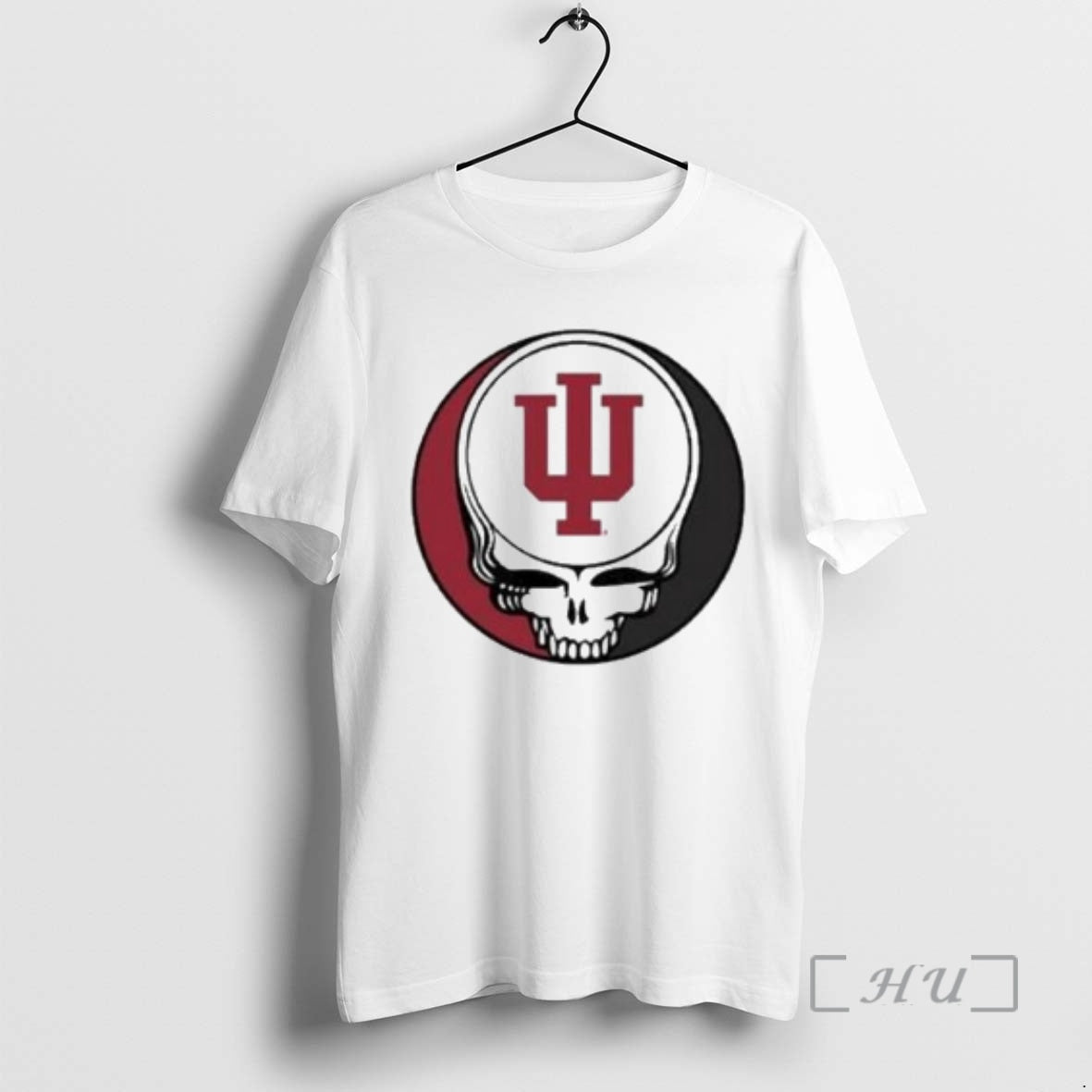 Officials Indiana X Grateful Dead Steal Your Face Circle White T-Shirts, Hoodie, Sweatshirt | RetroVerseTees.com