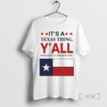 Officials Its A Texas Thing Yall Wouldnt Understand Flag Circle T-Shirts, Hoodie, Sweatshirt | RetroVerseTees.com