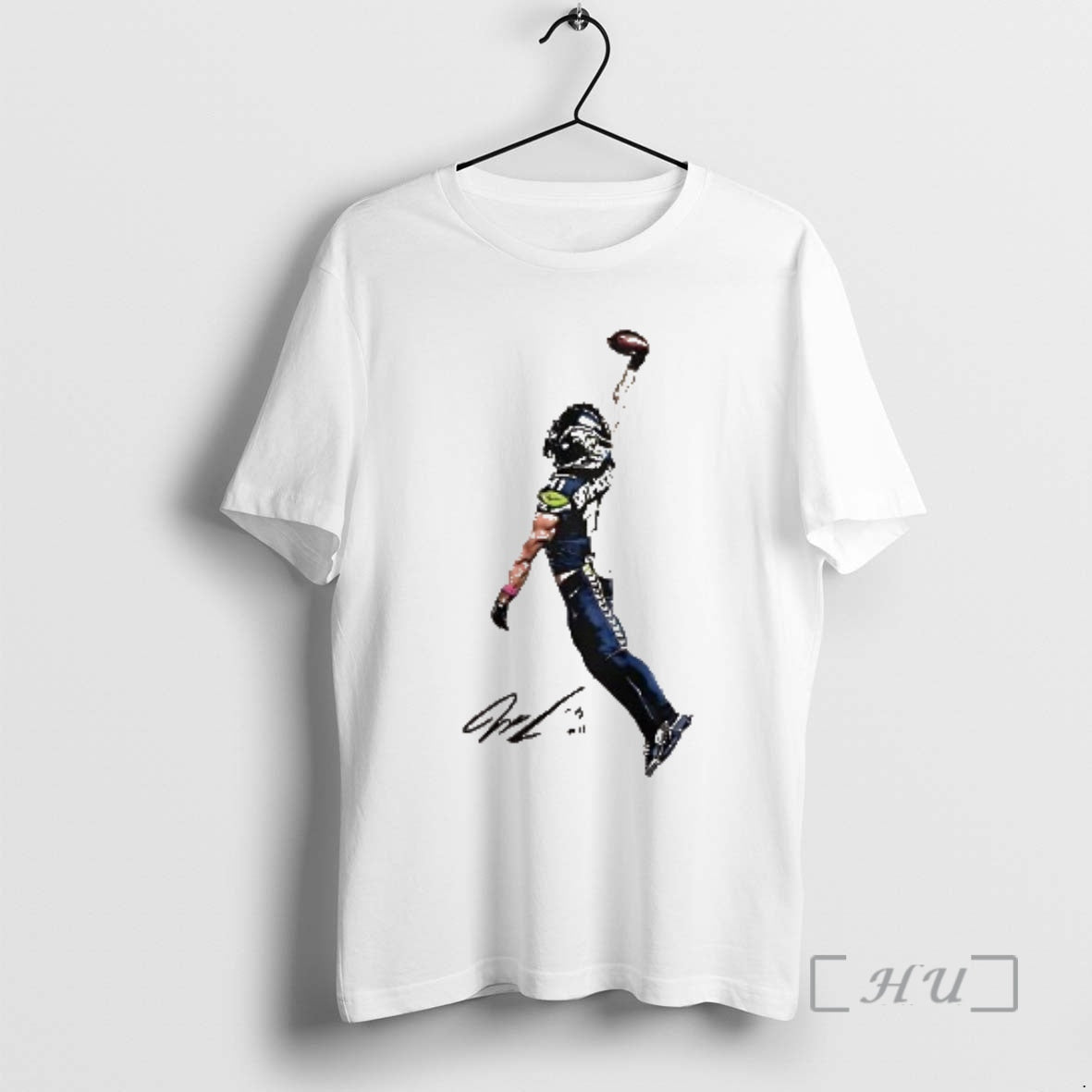 Officials Jaxon Smith Njigba Posterized Signature T-Shirts, Hoodie, Sweatshirt | RetroVerseTees.com