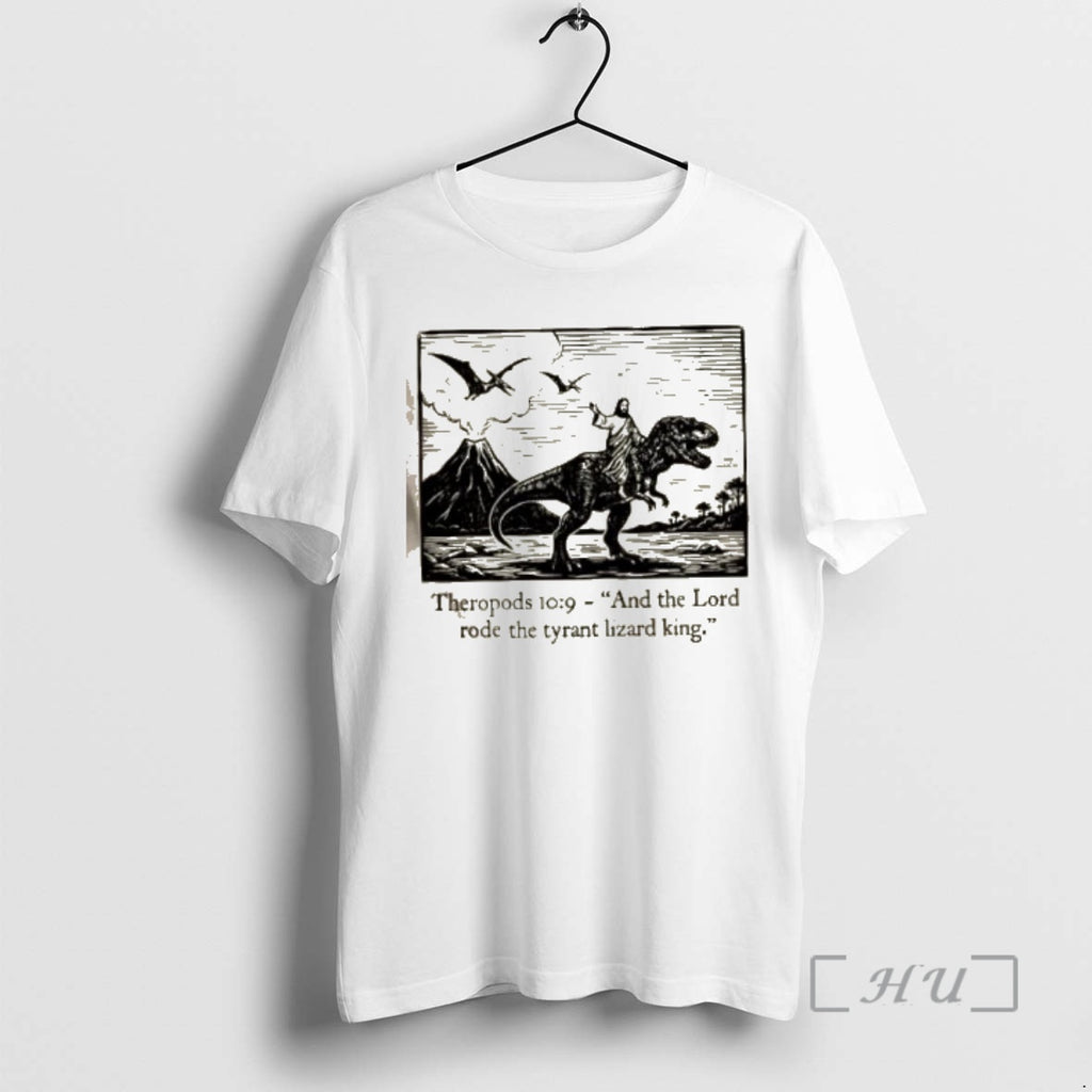 Officials Jesus 66 Mya The Lord Rode The Tyrant Lizard King Premium T Shirts Sweater